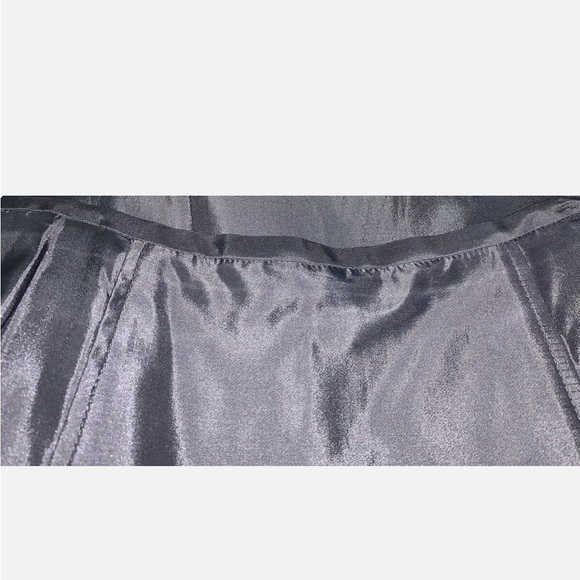Vtg 90s y2k Cache Satin Formal A-line Cocktail Maxi Skirt Lined Silk Slip Goth - Picture 6 of 10